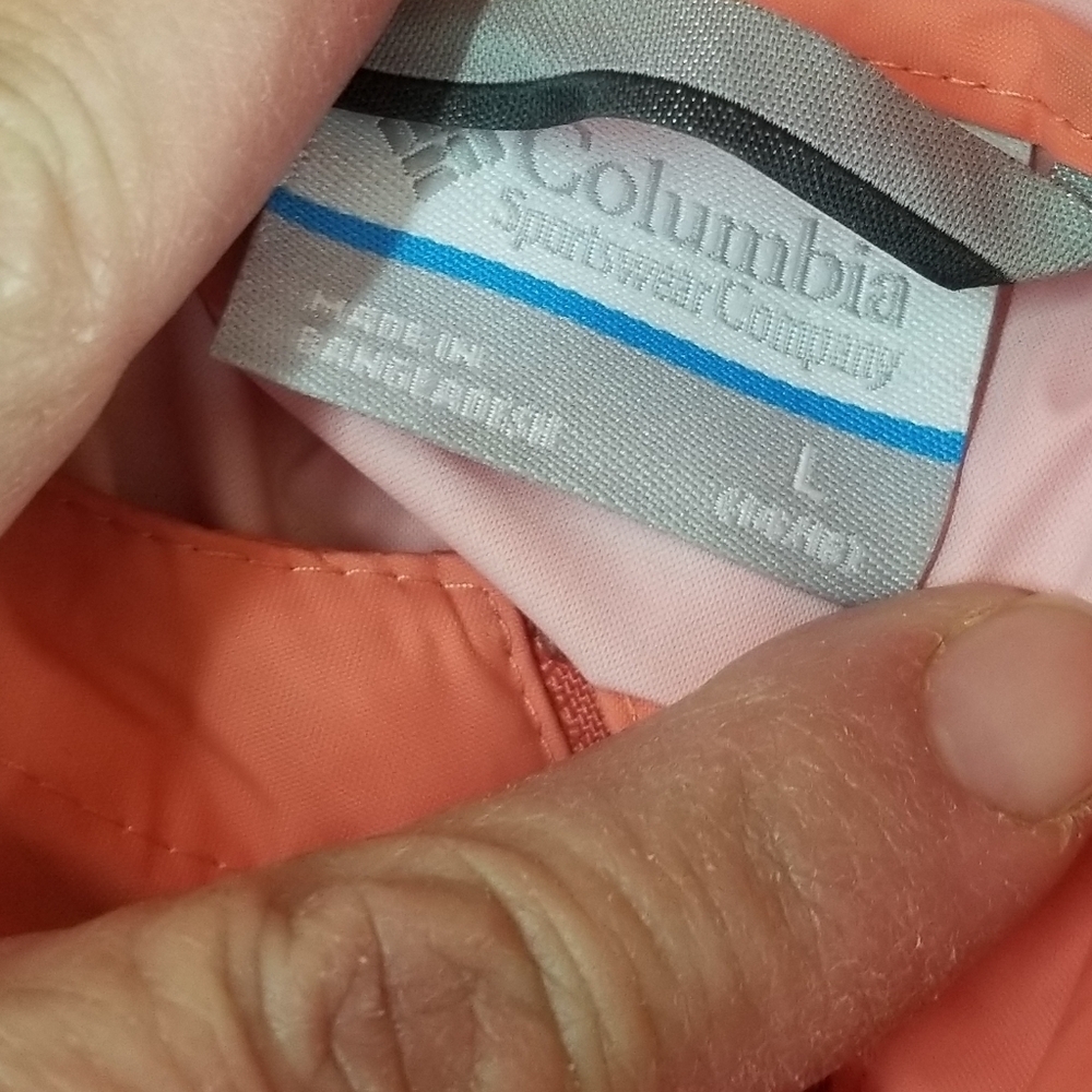 Columbia Vibrant Coral Hooded Jacket - Picture 4 of 5